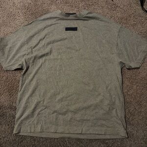 Fear of God Short-Sleeve Crewneck T-Shirt in Heather Olive